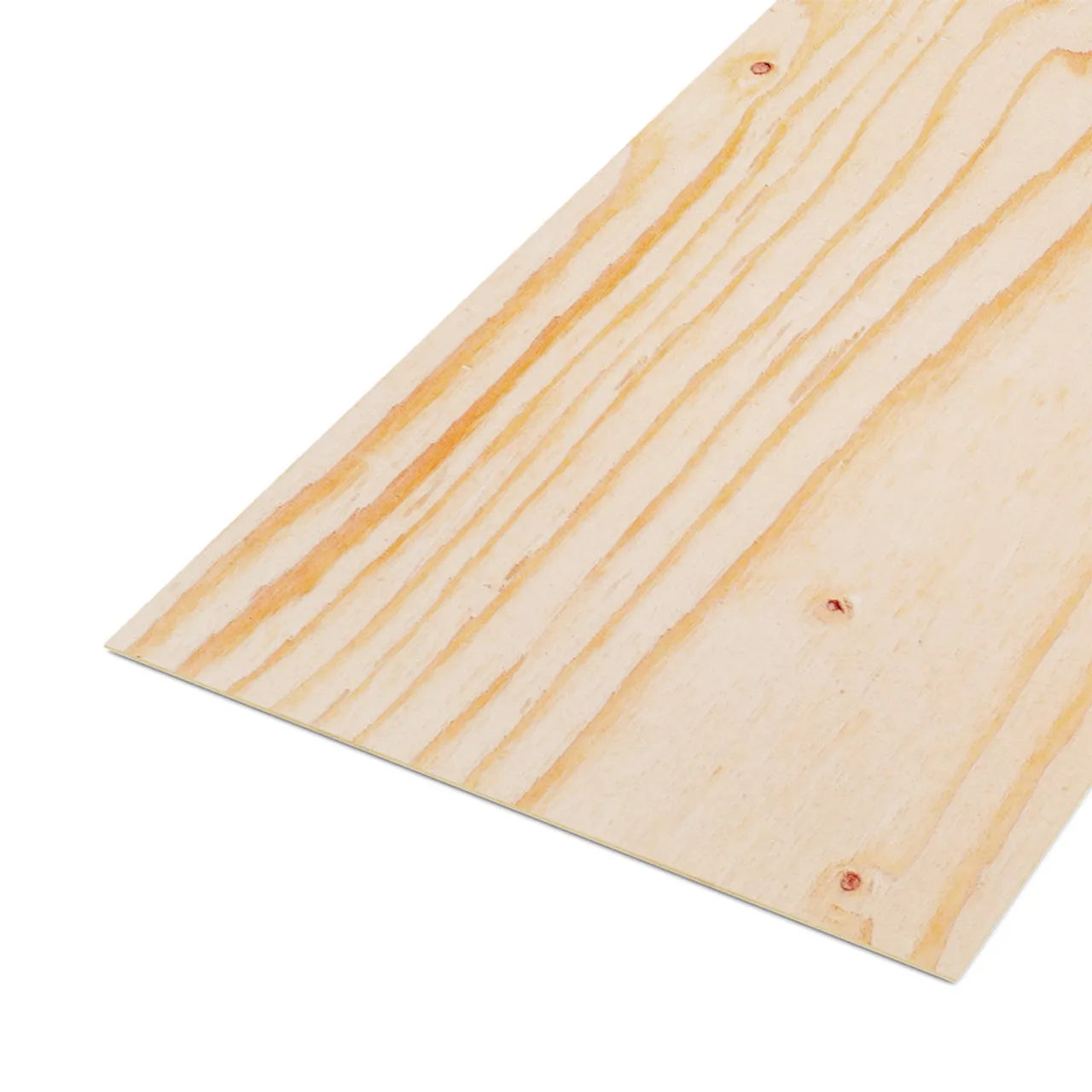 The Go Build 1/2 in. x 2 ft. x 4 ft. Sanded Plywood features a sturdy veneer core with visible wood grain, perfect for DIY projects and shown at an angle against a white background. The Fastest Way To Build!.